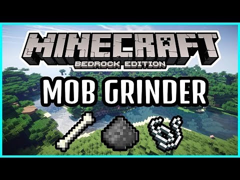 Minecraft Bedrock Simple Mob Farm