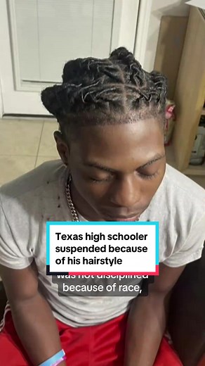 A 17-year-old Texas high school student was suspended over his hairstyle, which the district said violated its dress code. The student’s family is thinking of suing the school. #news #hair #hairstyle #dreadlocks #school #dresscode #texas