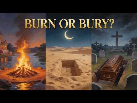 Why Hindus Burn, Muslims Bury, and Christians Use Coffins? #ancientwisdom