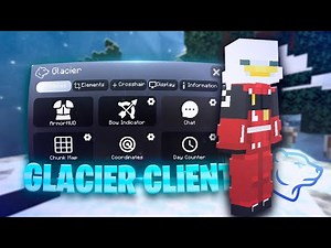 el MEJOR MOD MENU CLIENT para MINECRAFT BEDROCK 1.26+ | GLACIER CLIENT V6