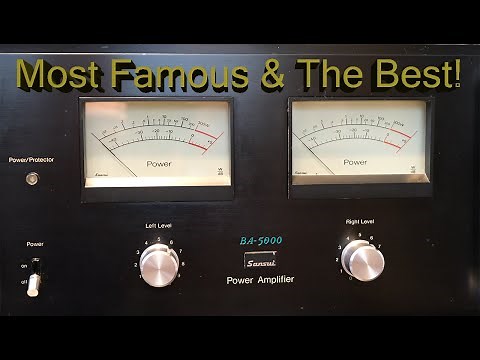 Sansui BA-5000. The Most Famous And Powerful Amplifier Ever! Will Drive Any Speaker To It's Knee's!
