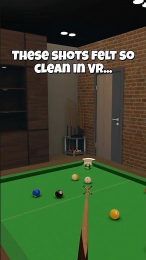 Satisfying Snooker & Pool Shots in Backspin VR
