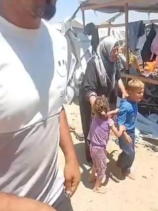 Heartbreaking scenes from Gaza: Israel’s brutal bombardment has turned refugee camps into rubble, slaughtering innocent children and families in their tents. This is state terrorism at its worst—siege, destruction, and endless civilian massacres. How many more must die before the world acts? #GazaGenocide #StopIsraeliTerror #FreePalestine #IsraeliWarCrimes