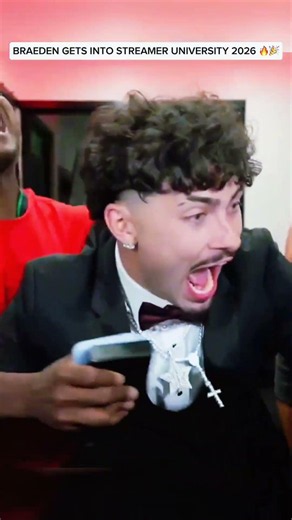 Brandon got accepted to streamers university