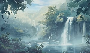 Landscape Beautiful Tropical Waterfall Stock Footage Video (100% Royalty-free) 3498959849 | Shutterstock