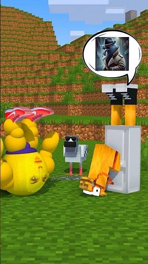 Who framed robber Spioniro Golubiro ? Hide and seek in minecraft !