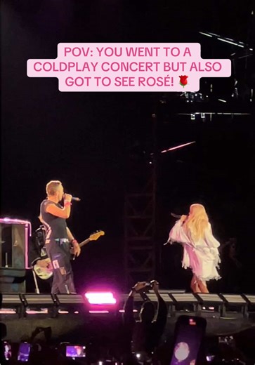 Experience Coldplay and Rosé Live in Concert