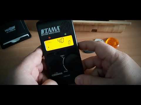 TAMA Rhythm Watch RW30 Metronome (UNBOXING)