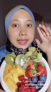 5.4M views · 61K reactions | ASMR makan buah midi dress dan pasmina by mhoza https://shope.ee/3fO92ghvJw spil produk estetik https://t.me/racunmhoza | Imas Fahriaty | Facebook