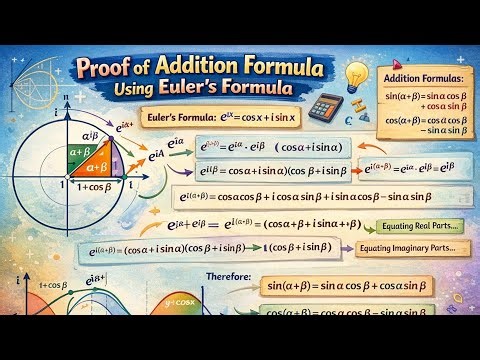 Proving Addition formula using Euler's formula