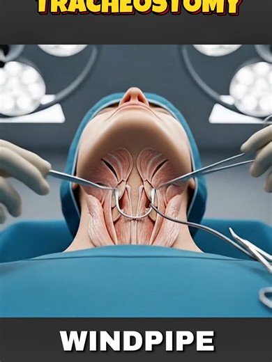 Tracheotomy Procedure (3D Animation) #tracheotomy #tracheostomyawareness #tracheotomyawareness #tracheotomyexplained #neckhole