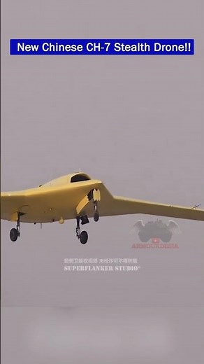 China Conducts First Flight of New CH-7 Stealth Drone
