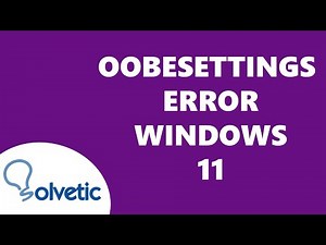 OOBESETTINGS Error Windows 11 FIX ✅✅