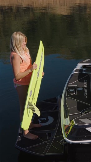 The 2026 Ri265 is designed for champions who seek a long surf wave with powerful push from face to curl. 🌊 #boating #centurionboats #ri265 #50thanniversary | Centurion Boats