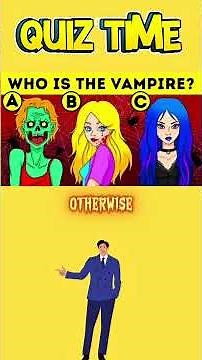 Who is the Vampire? | Fun Brain Teaser Puzzle Quiz | GoQuesting