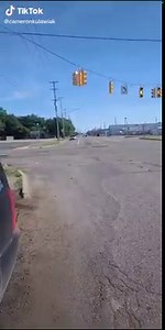 5.7K views · 30 reactions | Flint - Police chase captured on camera yesterday. Michigan State Police pit maneuvered the suspect shortly after this video was recorded, bringing the chase to an end quickly, and arresting him. It’s unknown on why the suspect was being chased. : Cameron K. (Tik Tok) | Macomb County Scanner | Facebook