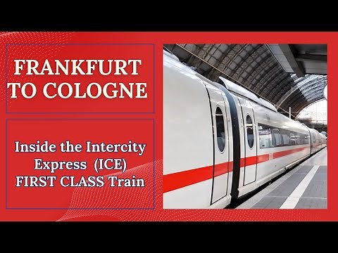 GERMANY - Exploring Deutsche Bahn Intercity Express ( ICE ) Train Luxurious First Class Interior