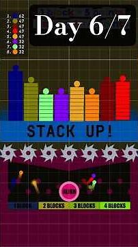 [Day 6 - Block Stacking] Short "Algicosathlon" In Algodoo