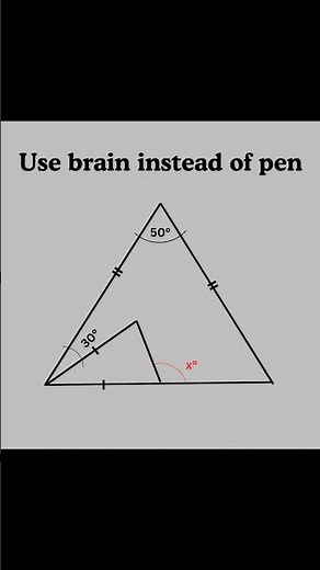 Basic mathematics Triangle problem algebra tricky problem #mathteacher #mathlover #mathfun