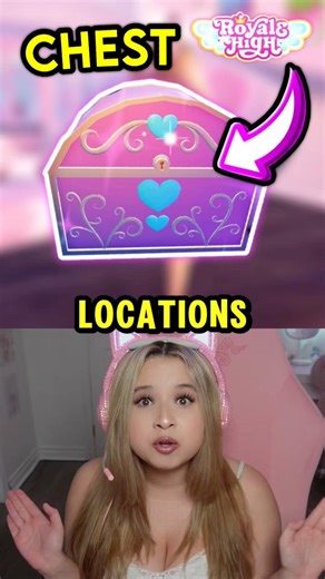 All chest locations in campus 4 In Royale High #shorts #fyp #royalehigh #roblox #trending #viral