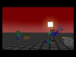 Minecraft 3D Animation Test