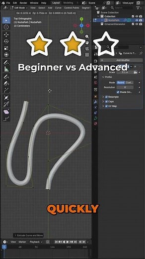 Pros Skip Everything Else for This Curved Pipe Technique #blender #3dmodeling #tutorial