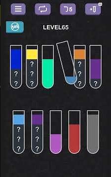 Water Sort Puzzle level 65
