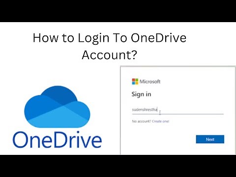 How to Login To OneDrive Account? Microsoft 365 OneDrive Login Online from Computer PC