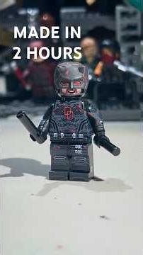 Easy custom LEGO Daredevil Born Again S2 minifig