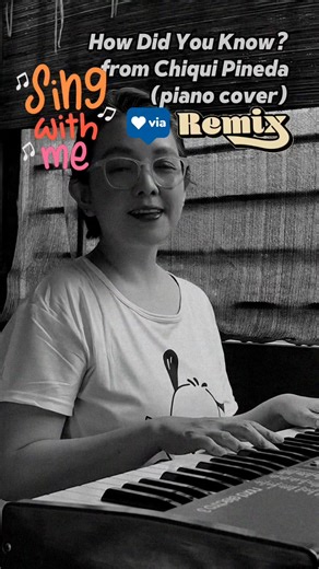 286K views · 9.2K reactions | How Did You Know piano cover Sing with me via Remix #abbyclutario #abbyclutariomusic #abbyclutariocover #pajamajam #duet #videoke #karaoke #piano #coversong #fyp #remix #opm #fypシ゚ | Abby Clutario Music | Facebook