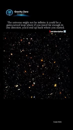 Is the Universe Actually a Giant Loop? 🔄 #space #shorts