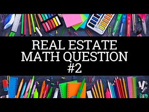 Real Estate Math Question #2 - 28/36 Rule