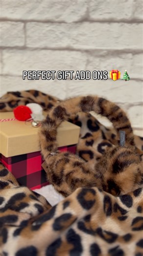 Looking for that extra gift idea? 🎁🎄 Shop these leopard ear muffs, scarf and gloves in store 🐆 | Just For You Fine Lingerie