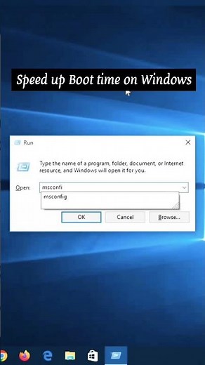 how to speed up boot time in windows 10 || Speed up Boot time on Windows #shorts #ytshorts #2023