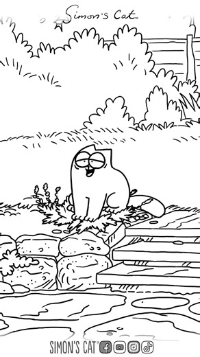 NEW FILM - FACE PLANT 🪴🫠 Simon's Cat discovers a plant in the garden he cannot resist. Go on a dreamlike adventure with him in our latest film 'Face Plant - Catnip Chaos'! https://www.youtube.com/watch?v=7qu8Sn2ego0 | Simon's Cat