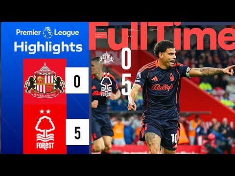 Sunderland vs Nottingham Forest (0-5) Highlights EPL | Premier League 2026 | nottingham sunderland