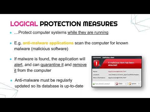 Logical Protection Measures - Anti-Malware & Firewalls