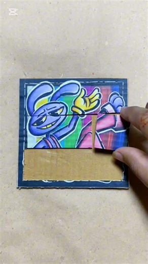 The amazing digital circus amazing cardboard puzzle game #trend #art #shorts