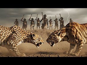 Predators & Early Humans in Lost Prehistoric World: Primitive War & Survival | Stone age (Full CGI)