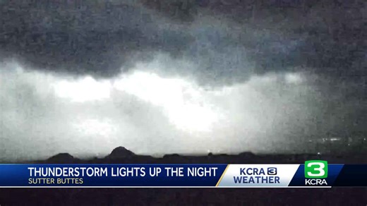 NorCal Weather Updates: Lightning strikes, hail falls in Stockton, heavy Sierra traffic