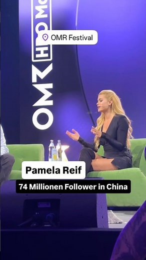 Pamela Reif explained her success in China at OMR #OMR #pamelareif