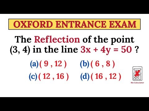 Only 1% Can Solve This Oxford Entrance Exam Reflection Problem!