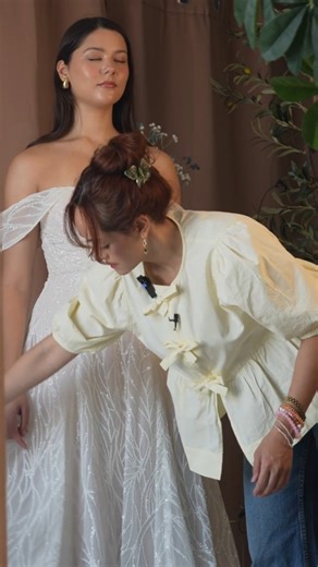 ASMR Bridal Fitting | Soft-Spoken Dress Measure Adjustments, Fabric Sounds & Gentle Styling Triggers #bridaltrial #bridedress #styling #dressstyling #bridestyling #bridalfitting #ivybasmr #asmrtok #asmrrelax #reels #asmrreels #reelsinstagram | Ivy B ASMR