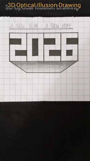 How to make 3D Illusion Tutorial #3d #opticalillussion #drawing #viralshorts #viralvideo #3dillusion
