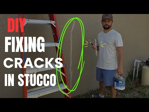 How to repair cracks in Stucco Budget Friendly DIY No experience needed