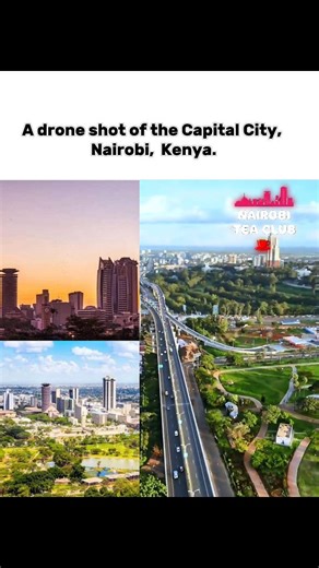 Nairobi Tea ☕ on Instagram: "A drone shot of the capital City, Nairobi, Kenya."
