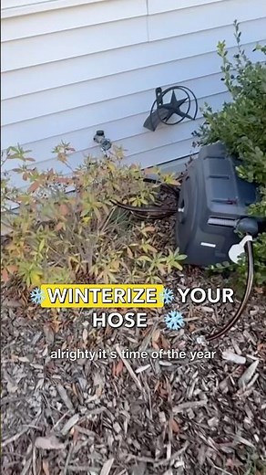 Winterizing my garden irrigation… not my favorite time of year 😅