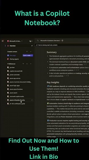 What is a Copilot Notebook? #microsoftcopilot #copilot #aitools #microsoftai #