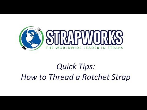 How to Thread a Ratchet Strap!