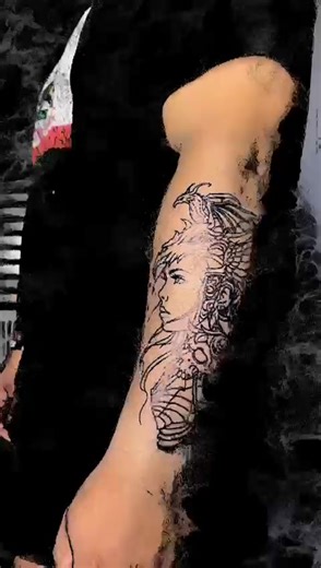 Trabajo realizado en estilo Blackwork! #tattoo #tatuaje #fyp #foryou #blackwork